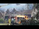 Frasnes lez Buissenal violent incendie 27.05.2020