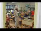 Desinfection d'une école élémentaire