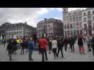 Doudou: ambiance ce dimanche sur la Grand'Place de Mons à midi