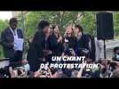 À la manifestation du 9 juin à Paris, Camélia Jordana entonne 