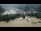 Le sud-est de la Chine sous l'eau après de fortes pluies