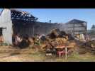 A Hesdin-l'Abbé, un incendie détruit un hangar agricole