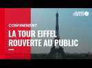 La Tour Eiffel rouverte après plus de trois mois de sommeil forcé