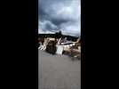 Des déchets ont été abandonnés dans la zone commerciale du Grand Épagny, près d'Annecy