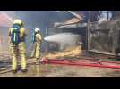 Incendie de ferme à Havrenne ( Rochefort )