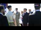 Emmanuel Macron rend hommage au général de Gaulle dans l'Aisne