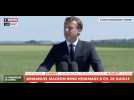Emmanuel Macron rend hommage au général de Gaulle, 80 ans après la bataille de France (vidéo)