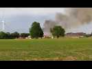 Un incendie s'est déclaré dans une exploitation agricole à Villers-le-Bouillet