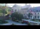 Drone de vue : l'Abbaye de Valloires