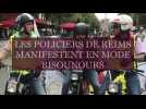 Les policiers de Reims manifestent en mode 