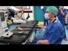 Démonstration du robot chirurgical révolutionnaire en chirurgie de l'oreille