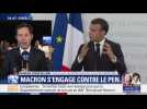 Elections européennes: Emmanuel Macron s'engage contre Marine Le Pen