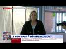 Européennes : Marine Le Pen a voté à Hénin-Beaumont