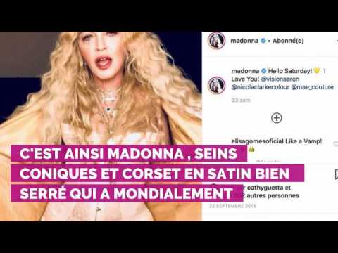 VIDEO : PHOTOS. Madonna : ses look emblmatiques signs Jean-Paul Gaultier