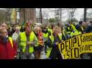 Dunkerque : les gilets jaunes scandent des chants