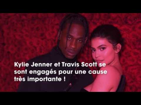 VIDEO : Kylie Jenner : elle s?engage avec Travis Scott pour une cause trs importante et fait un ges