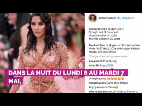VIDEO : PHOTOS. Met Gala 2019 : Kim Kardashian fait sensation dans une robe chair sertie de diamants
