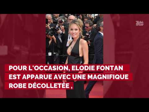 VIDEO : PHOTOS. Cannes 2019 : Elodie Fontan dans une robe trs dcollete au bras de son compagnon P