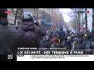 Loi sécurité : des tensions à Paris, jets de projectile envers les forces de l'ordre, riposte de la police avec des grenades lacrymogènes