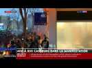 Manifestation : 400 à 500 casseurs, une banque attaquée