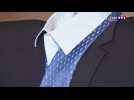 Chemise bleue, cravate bleue... la signature du vestiaire de Jean-Pierre Pernaut