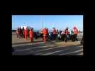 Le gang des Père Noël en balade sur la côte d'Opale