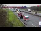 Deux personnes héliportées après un accident sur l'A1 vers Lille