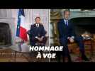 Pour ses vSux 2021, Macron avait opté pour un décor très giscardien