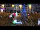 Douai: des familles célèbrent le Nouvel An en centre-ville en plein couvre-feu