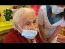 Josepha, 102 ans, a officiellement reçu son vaccin contre le coronavirus à Mons