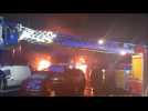 Le garage Citroën de Barlin et plusieurs véhicules détruits dans un incendie
