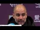Football - Premier League - Pep Guardiola press conference after Brunley 0-2 Manchester City