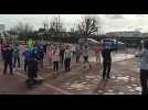 Les écoliers de Nogent-sur-Seine font une flashmob avec Gévrise Émane