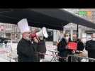 Manifestation horeca à Tournai