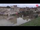 Inondations dans le Marmandais : le village de Couthures-sur-Garonne coupé du monde