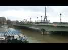 Crue de la Seine: l'eau continue de monter à Paris