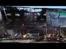 A Jans : après l'incendie, destruction du garage 