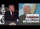 Trump et Biden s'invectivent à distance avant une élection clef en Géorgie
