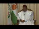 Niger: le président sortant, Mahamadou Issoufou, se dit satisfait d'avoir 