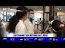 Les étudiants de Lyon 1 de retour en salle de TP