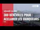 VIDÉO. Vendée Globe : 300 bénévoles pour acclamer les vainqueurs