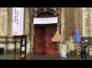 L'église du Béguinage de Bruxelles occupée par des sans-papiers