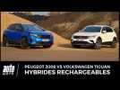 Peugeot 3008 vs Volkswagen Tiguan : duel d'hybrides rechargeables