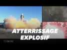 Starship de SpaceX explose à l'atterrissage pour son 1er vol en altitude