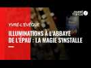 Les illuminations à l'abbaye de l'Épau : la magie de Noël s'installe