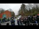 Mons: cortège de motard pour le décès de Stéphane Raulier