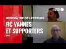 Le stade de la Rabine - Rencontre entre deux joueurs du RC Vannes et les lecteurs de Ouest-France