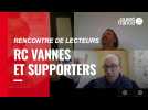 Troisième mi-temps - Rencontre entre deux joueurs du RC Vannes et les lecteurs de Ouest-France