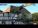La destruction d'une maison à colombages fait polémique en Alsace