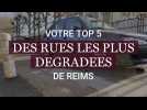 Votre top 5 des routes les plus dégradées de Reims